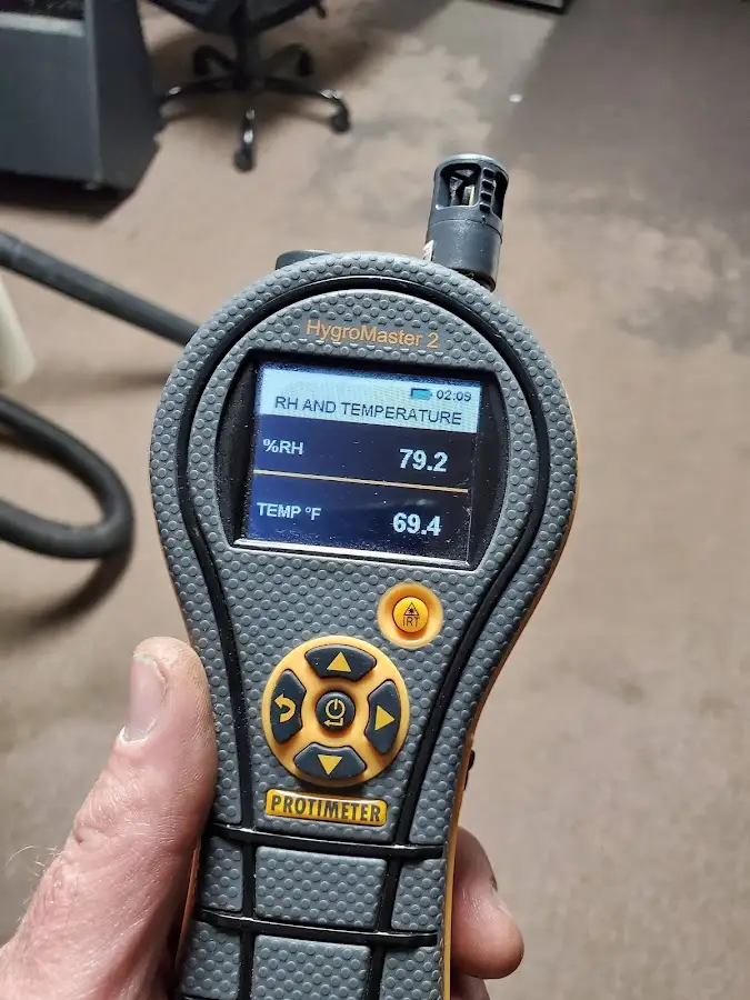 Moisture meter humidity assessment for Fire & Smoke Damage Restoration in Herrin